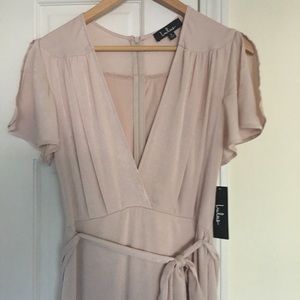 Lulus champagne bridesmaid dress w/ tags still on!